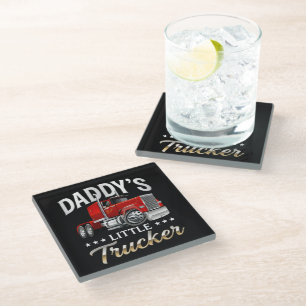 Daddys kleiner Trucker Glasuntersetzer
