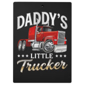 Daddys kleiner Trucker Klemmbrett (Rückseite)