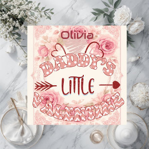 Daddys kleiner Valentin Soft Blush Pink Rose Elfen Puzzle