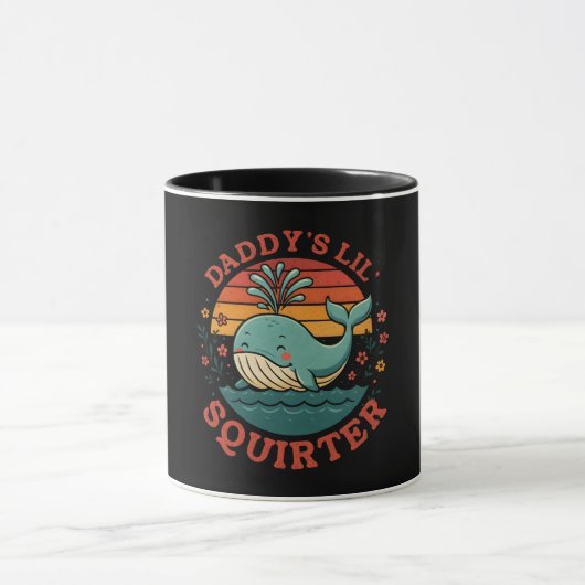 Daddys kleiner Wal Tasse (Zentrum)