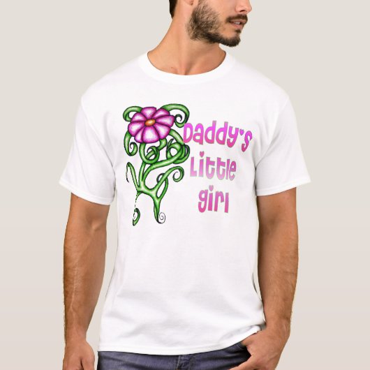 Daddys kleines Mädchen (Kind) T-Shirt (Vorderseite)
