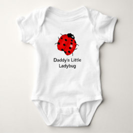 Daddy's Ladybug Baby Bodysuit Baby Strampler