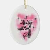 Daddy's Lil Girl Keramikornament (Rechts)