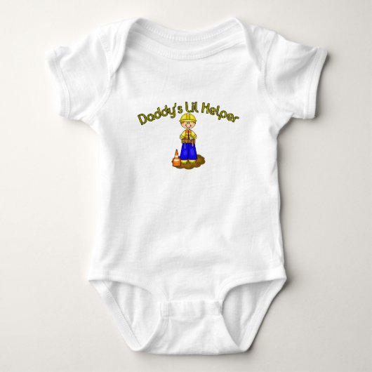 Daddy's Lil Helper - Junge Baby Strampler (Vorderseite)
