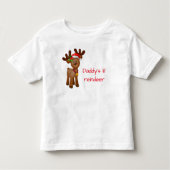 Daddy's Lil' Rentier Kleinkind T-shirt (Vorderseite)