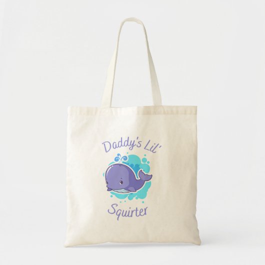 Daddy's Lil' Squirter-T - Shirt Tragetasche (Vorne)