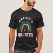 Daddys Lil Squirter unangemessener Raunchy-Spaß T-Shirt (Vorderseite)