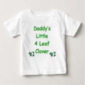 Daddy's Little 4 Leaf Clover Baby T-shirt (Vorderseite)
