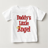 Daddy's Little Angel Baby T-shirt (Vorderseite)