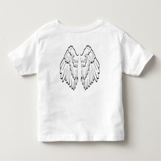 Daddy's Little Angel (Girl) Kleinkind T-shirt (Rückseite)