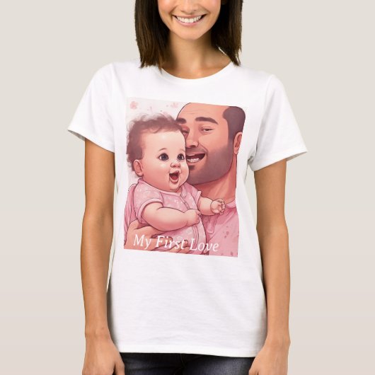 Daddy's Little Angel T-Shirt (Vorderseite)