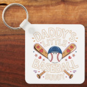 Daddy's Little Baseball Buddy Graphic Schlüsselanhänger (Vorderseite)