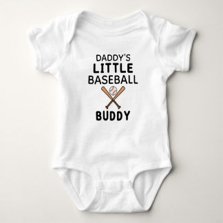 Daddy's Little Baseball Buddy | Niedlich Baseball Baby Strampler