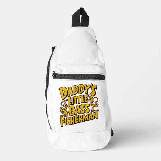 Daddys Little Bass Fisherman Crossbody Bag (Vorderseite)