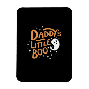 Daddys Little Boo Frohes Halloween Magnet