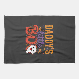 Daddy's Little Boo Halloween-Geisterdesign Geschirrtuch
