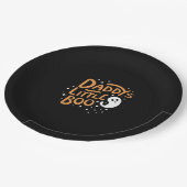 Daddy's Little Boo, Happy Halloween Pappteller (Schrägansicht)