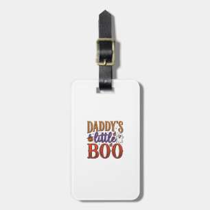 Daddys Little Boo Vintage Halloween Gepäckanhänger