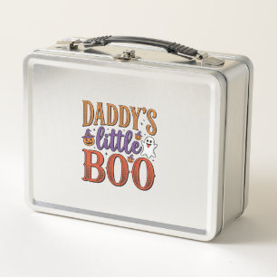 Daddys Little Boo Vintage Halloween Metall Brotdose