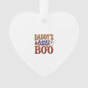 Daddys Little Boo Vintage Halloween Ornament