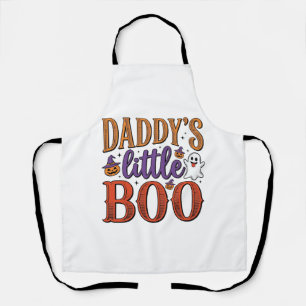 Daddys Little Boo Vintage Halloween Schürze