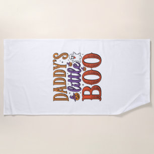 Daddys Little Boo Vintage Halloween Strandtuch