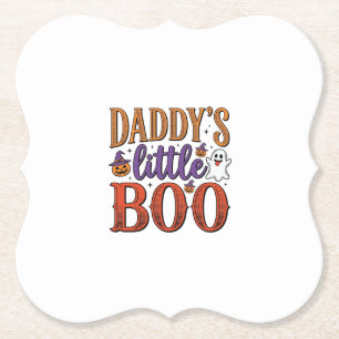 Daddys Little Boo Vintage Halloween Untersetzer