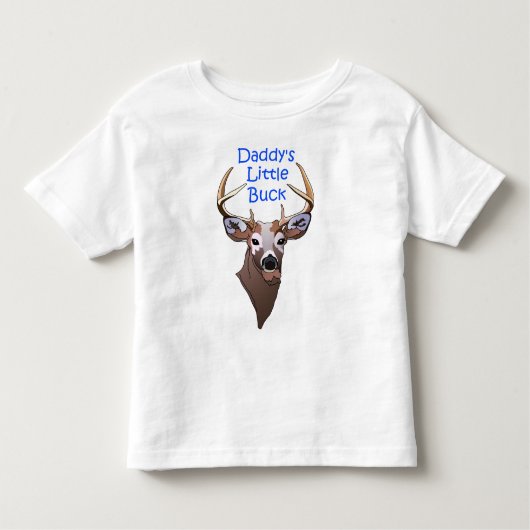 Daddy's Little Buck Kleinkind T-shirt (Vorderseite)