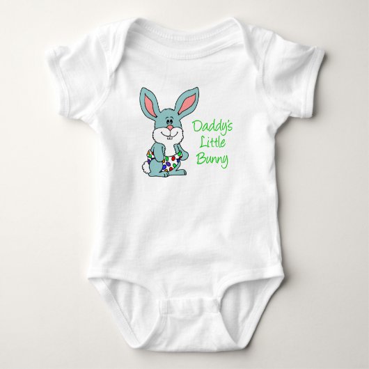 Daddy's Little Bunny Baby Strampler (Vorderseite)