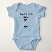 "Daddy's Little Caddy" Baby Bodysuit Baby Strampler (Vorderseite)