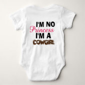 Daddy's Little Cowgirl Baby Strampler (Rückseite)