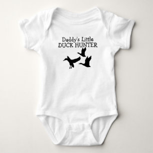 Daddys Little Duck Hunter Baby Bodysuit Strampler