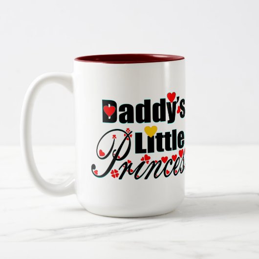 ✔ Daddy's Little Fab Zweifarbige Tasse (Links)