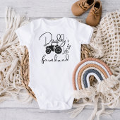 Daddy's Little Farm Hand Funny Traktor Baby Gesche Baby Strampler