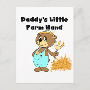 Daddy's Little Farm Hand Tshirts und Geschenke Postkarte