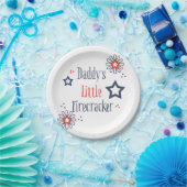 Daddy's Little Firecracker Pappteller (Party)