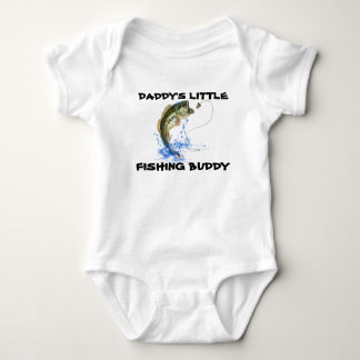 Daddys Little Fishing Buddy Baby Strampler