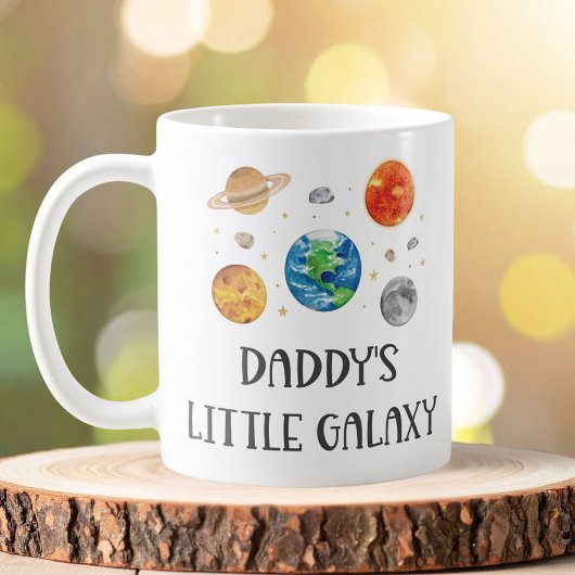 Daddy's Little Galaxy Funny Quote Space Kids Kaffeetasse