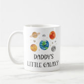 Daddy's Little Galaxy Funny Quote Space Kids Kaffeetasse (Links)