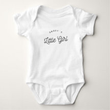 Daddy's Little Girl Baby Outfit, Bio Outfit
