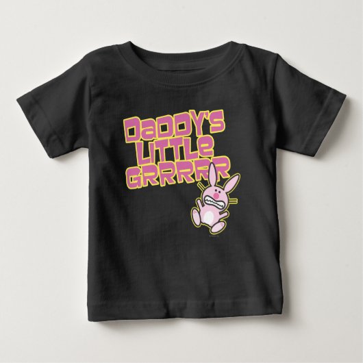 Daddy's Little Girl Baby T-shirt (Vorderseite)