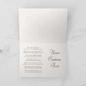 Daddy's Little Girl Dankeskarte (Innenseite)