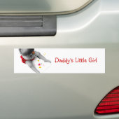 Daddys Little Girl I Liebe Sie Vater I Herz U Autoaufkleber (Auf Auto)