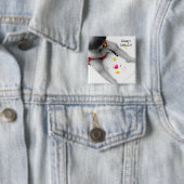 Daddys Little Girl I Liebe Sie Vater I Herz U Button (Beispiel)