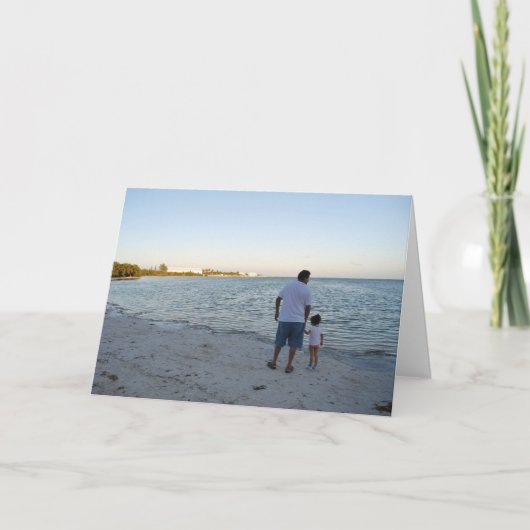 Daddy's Little Girl Karte (Vorderseite)