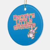 Daddy's Little Girl Keramikornament (Links)