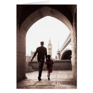 Daddy's Little Girl - London - Big Ben Card