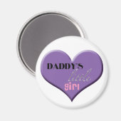 Daddy's Little Girl Magnet (Vorderseite/Rückseite)