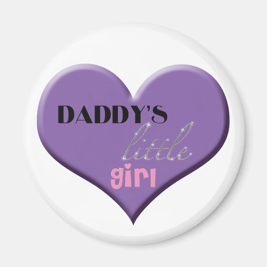 Daddy's Little Girl Magnet (Vorne)