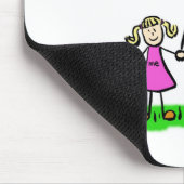 Daddy's Little Girl Mousepad (Blond) (Ecke)